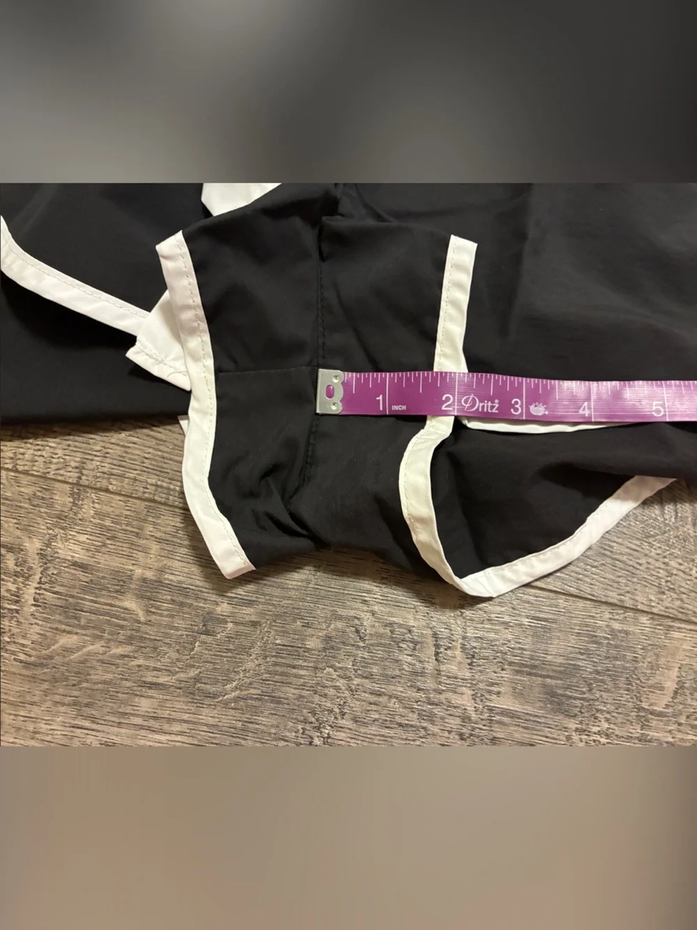 Free People Right Hook Boxer Shorts - Size: XL - Color: Black w/White Trim EUC
